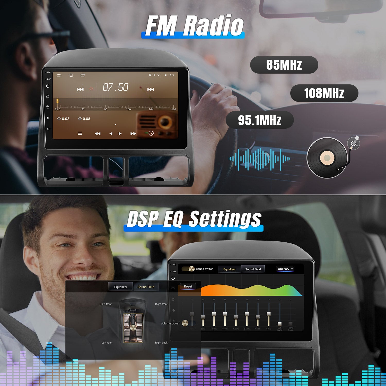 Leadfan Car Stereo Radio for Honda CRV 2002-2006 with Wireless Apple CarPlay Android Auto, 9" IPS Touch Screen Support WiFi GPS Navigation/Bluetooth 5.1/Mirror Link/FM/Back-up Camera+SWC/Split Screen